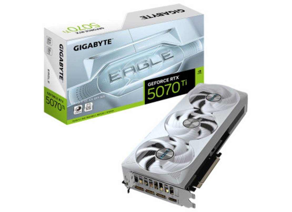 כרטיס מסך GIGABYTE RTX5070TI EGLE ICE O.C 16G
