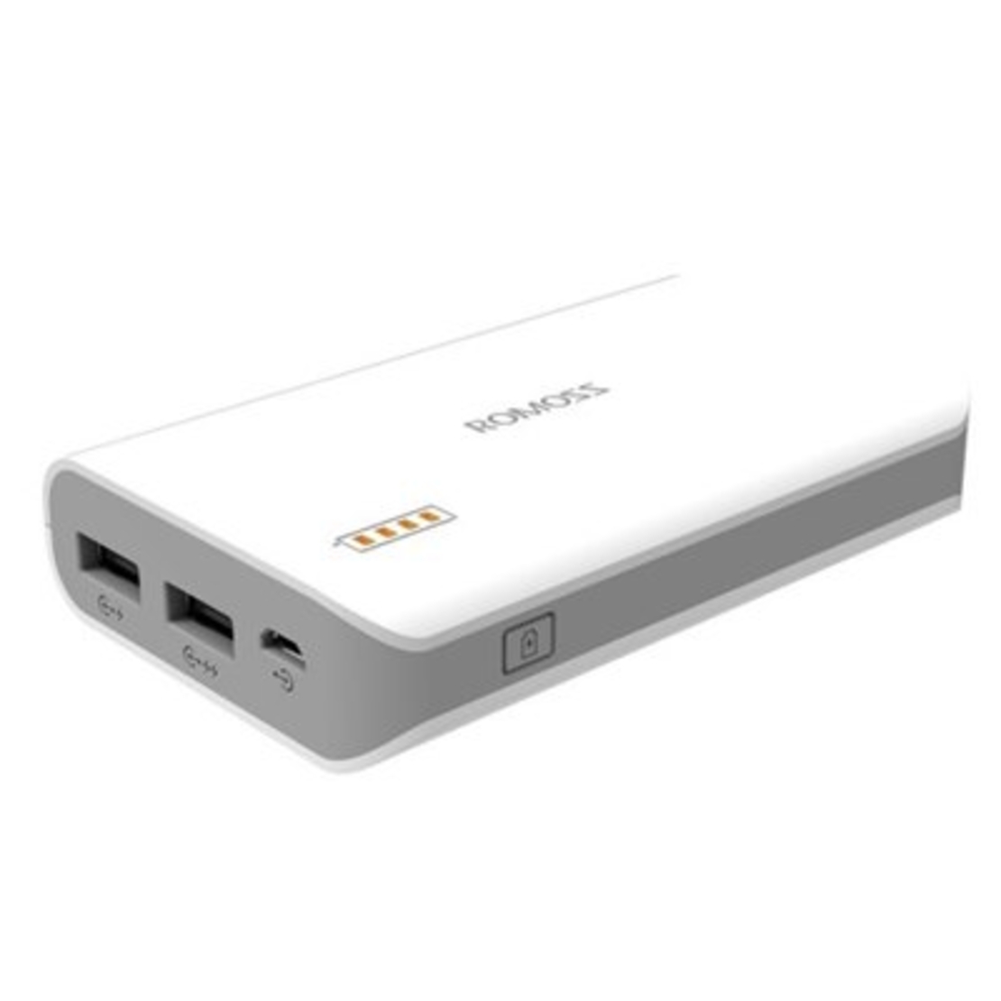 מטען נייד ROMOSS 6000mAh לבן
