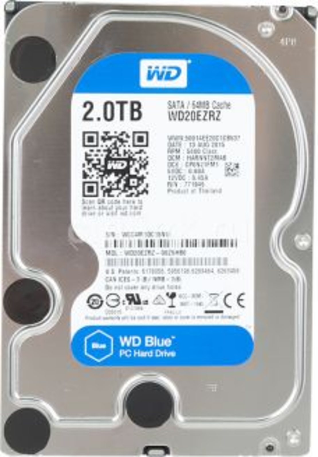 דיסק קשיח WD Blue 2TB 