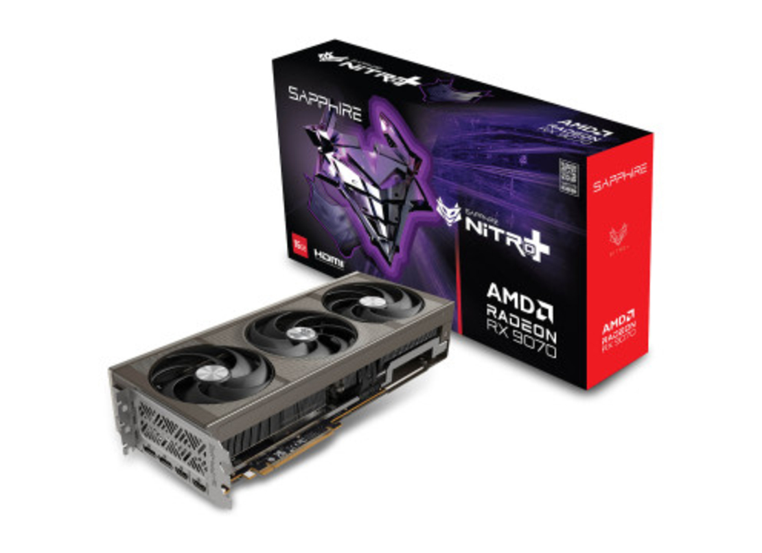 כרטיס מסך Sapphire NITRO+ RX 9070 GAMING OC 16GB