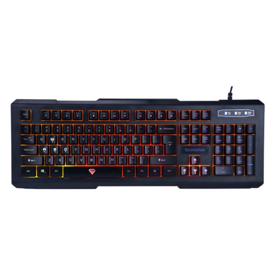 מקלדת גיימינג SCORPIUS GAMING BLACK