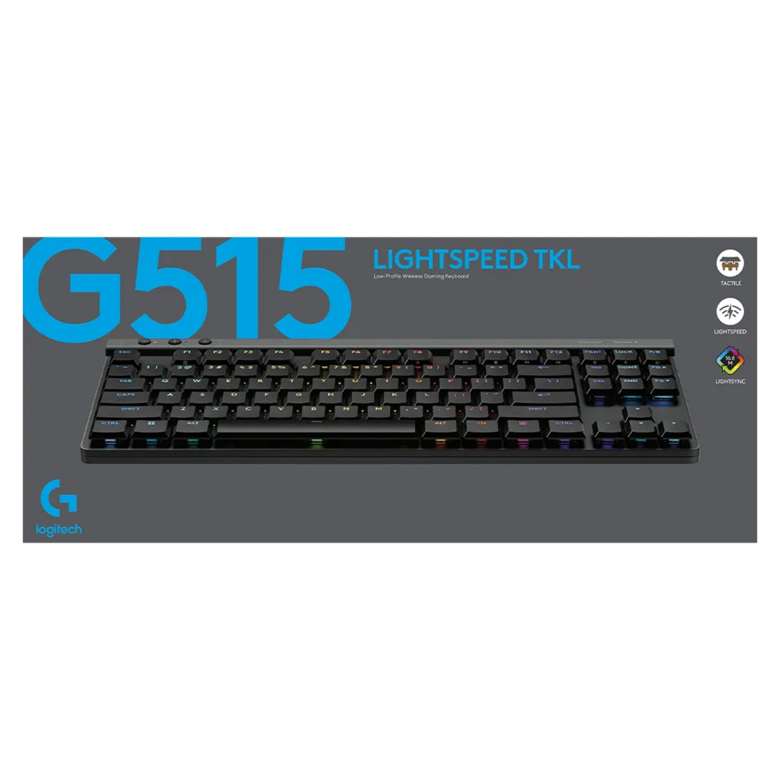 מקלדת גיימינג אלחוטית LOGITECH G515 LIGHTSPEED TKL