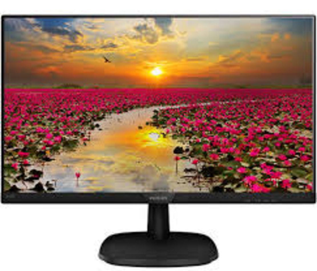 מסך מחשב + רמקולים PHILIPS 23.8'' IPS 243V7QJABF