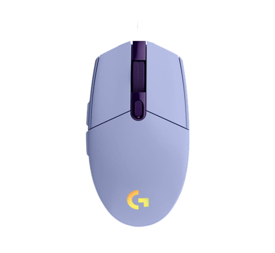 עכבר גיימינג חוטי LOGITECH G102 LIGHTSYNC PURPLE