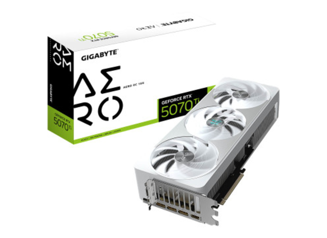כרטיס מסך GIGABYTE RTX5070TI AERO O.C 16G