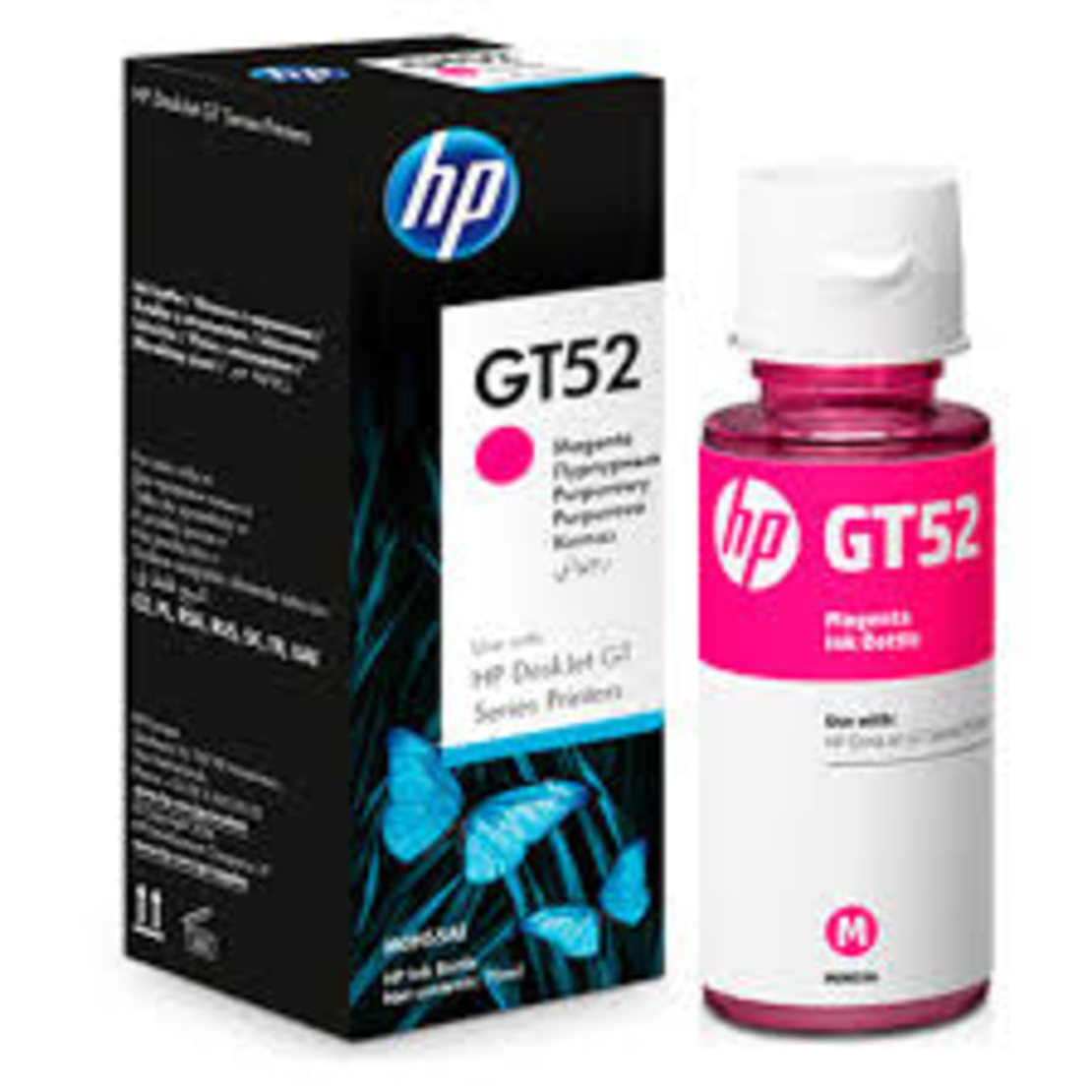 מיכל דיו אדום HP GT52