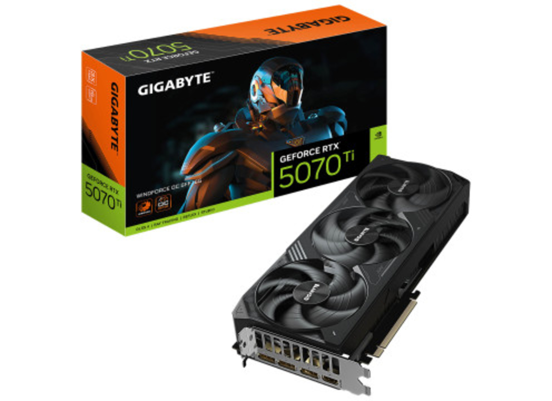 כרטיס מסך GIGABYTE RTX5070TI WINDFORCE O.C 16G
