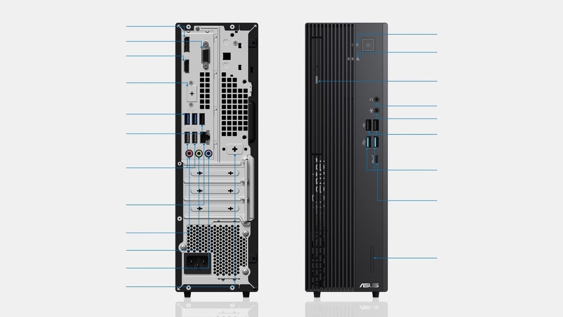 מחשב נייח ASUS I7 14700 16G 512G ExpertCenter SFF D701SERES-7147000130 Mini Tower