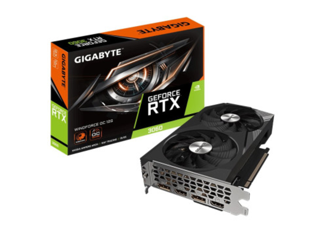 כרטיס מסך Gigabyte RTX 3060 GV-N3060WF2OC-12G