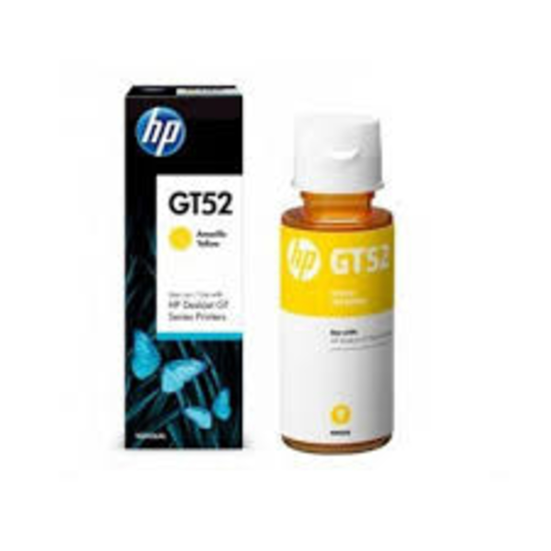מיכל דיו צהוב HP GT52