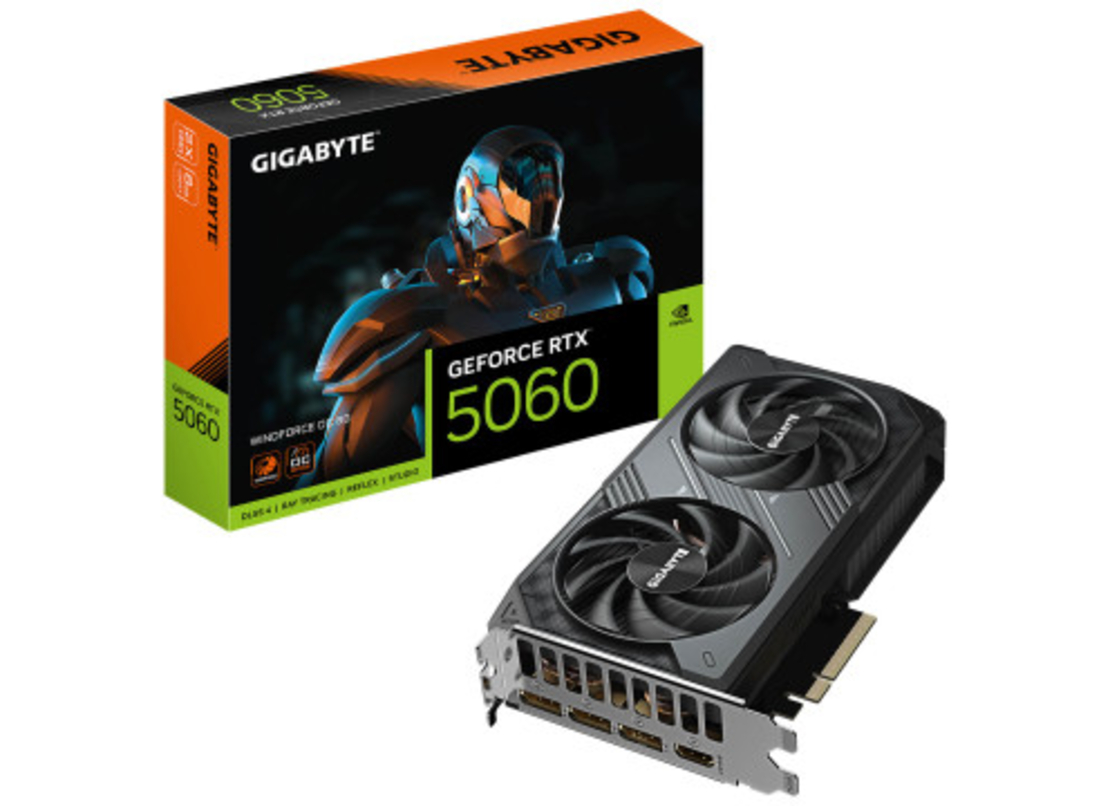 כרטיס מסך GIGABYTE RTX5060 WINDFORCE O.C 8G