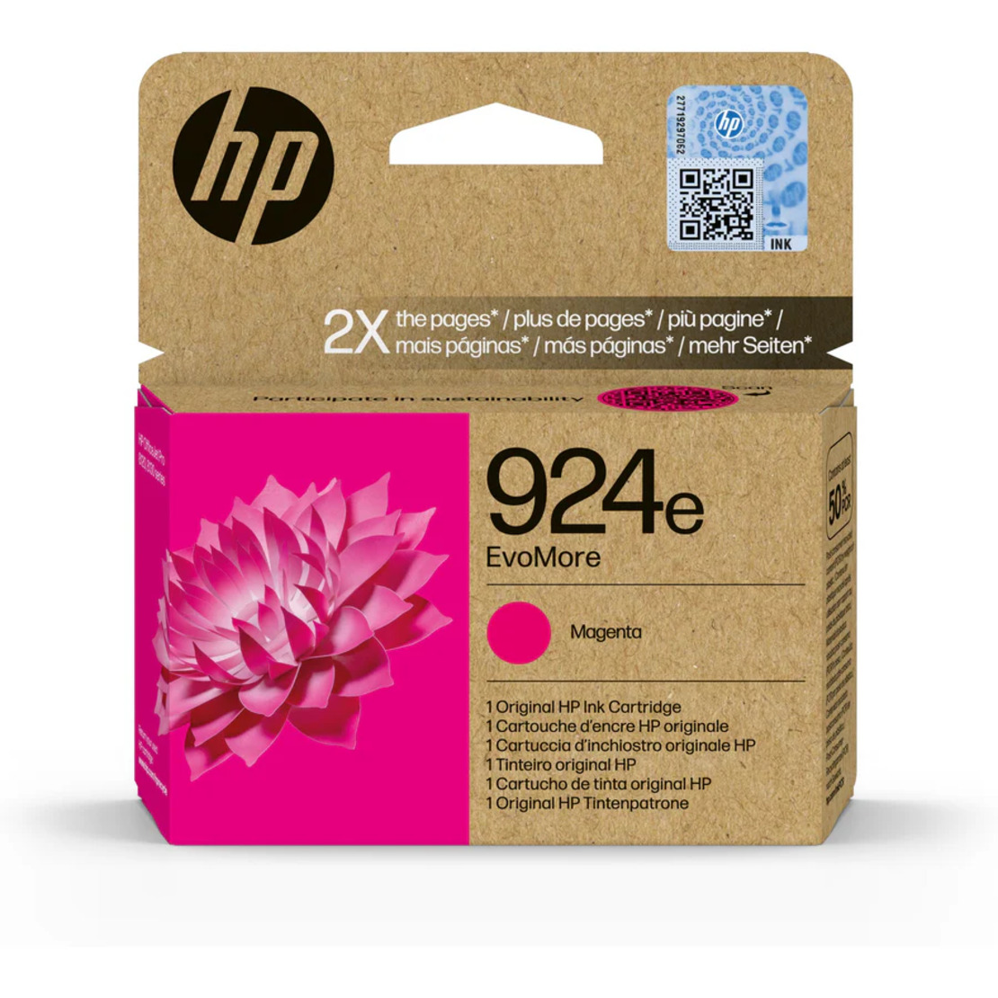 ראש דיו מקורי אדום מגנטה HP 924e XL OJ Pro 8133