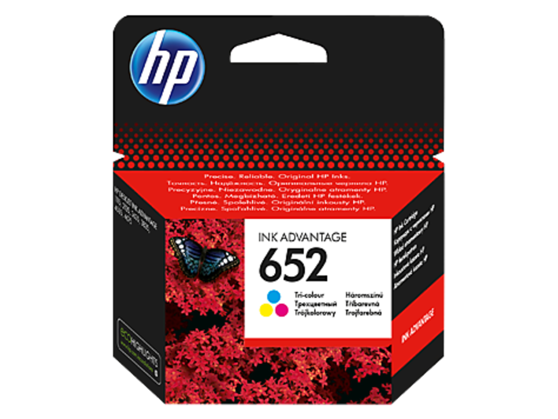 ראש דיו מקורי צבעוני HP 652