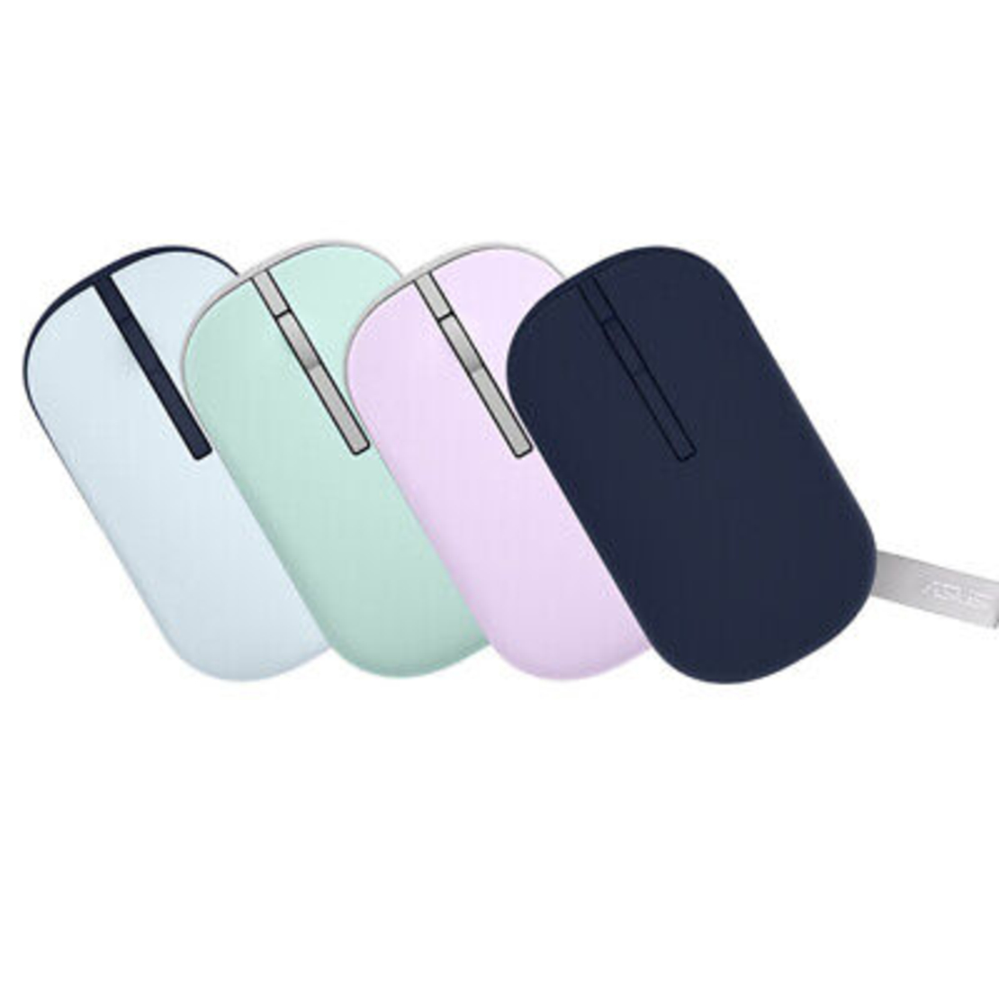 עכבר אלחוטי ASUS Marshmallow MD100 Lilach + Light green Bluetooth