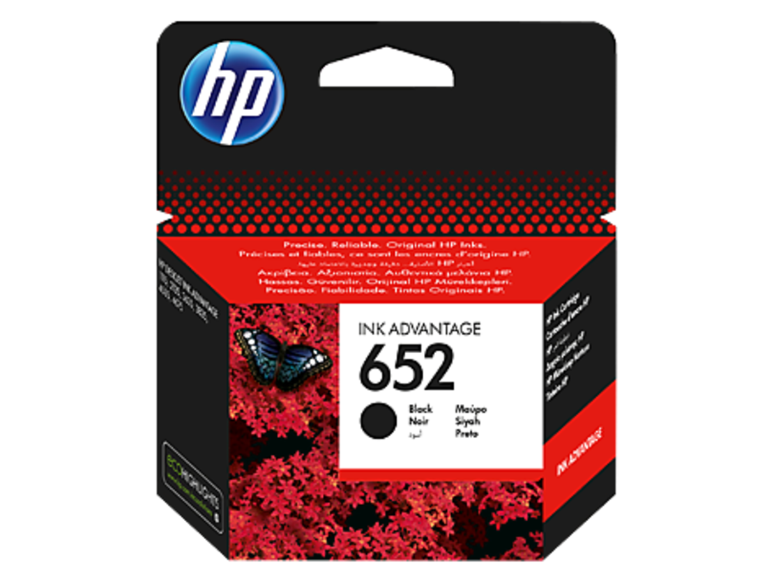 ראש דיו מקורי שחור HP 652