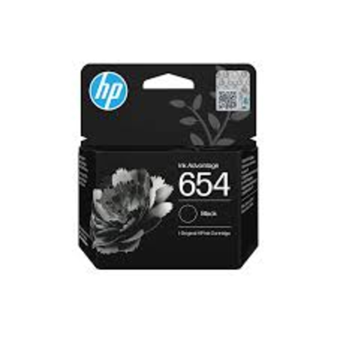 ראש דיו מקורי שחור HP 654 BLACK