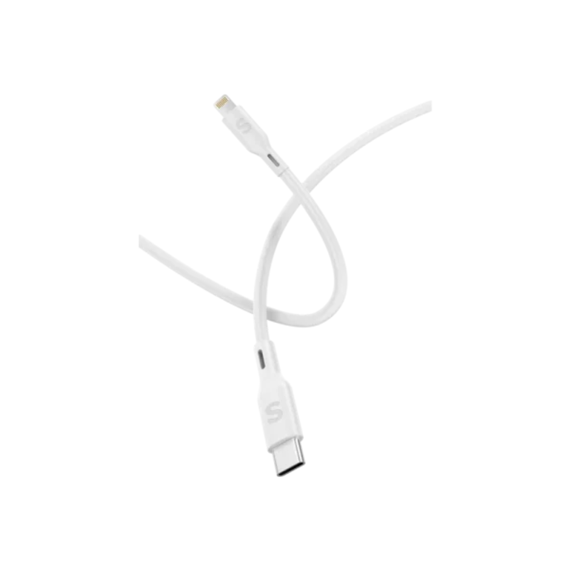 כבל סלולר שזור SILVER LINE Type-C to Lightning 20W