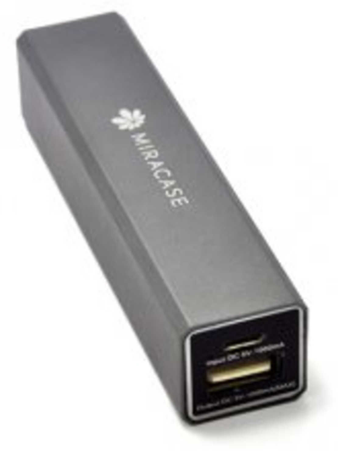 מטען נייד MIRACASE 2600mAh אפור