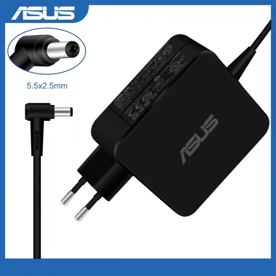 מטען מקורי ASUS 45W 5.5MM*2.5MM 19V ADP-45AW