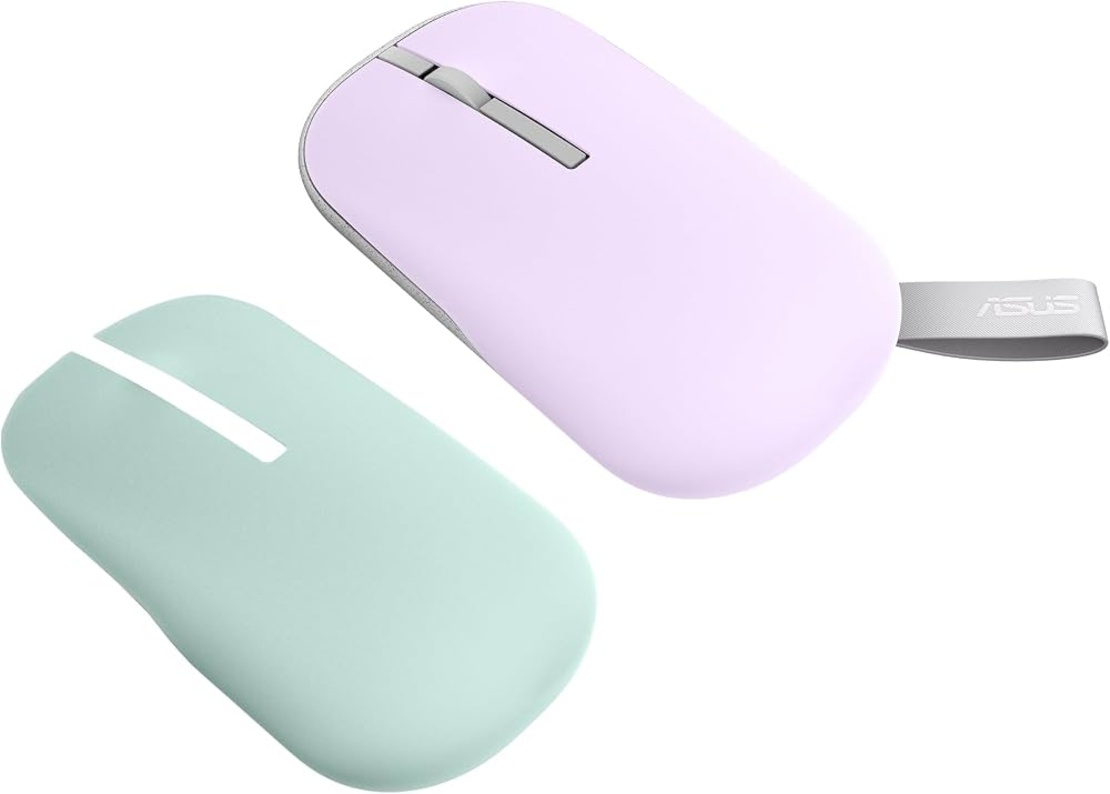 עכבר אלחוטי ASUS Marshmallow MD100 Lilach + Light green Bluetooth