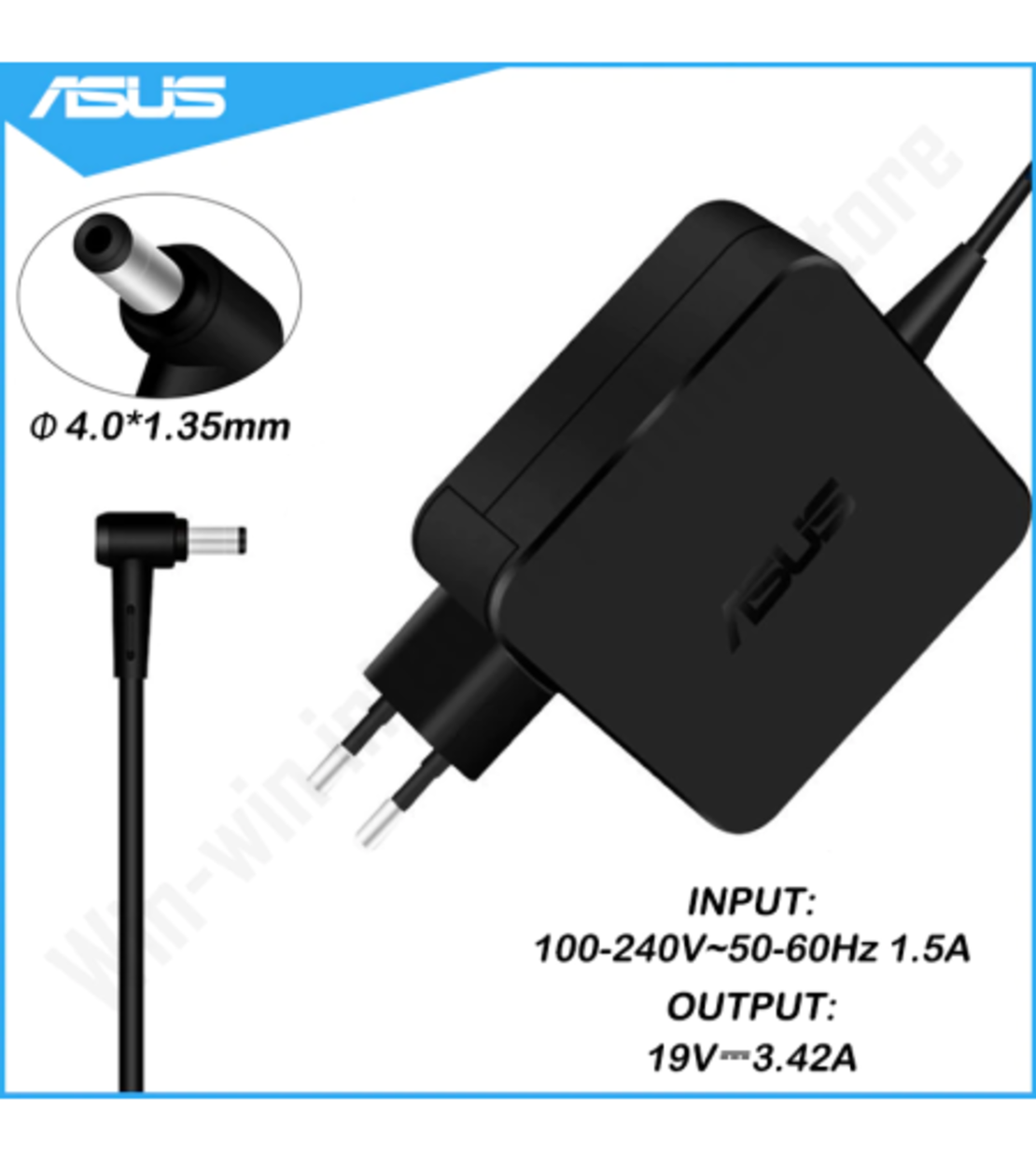 מטען מקורי ASUS 65W 4.5MM*3.0MM 19V ADP-65AW