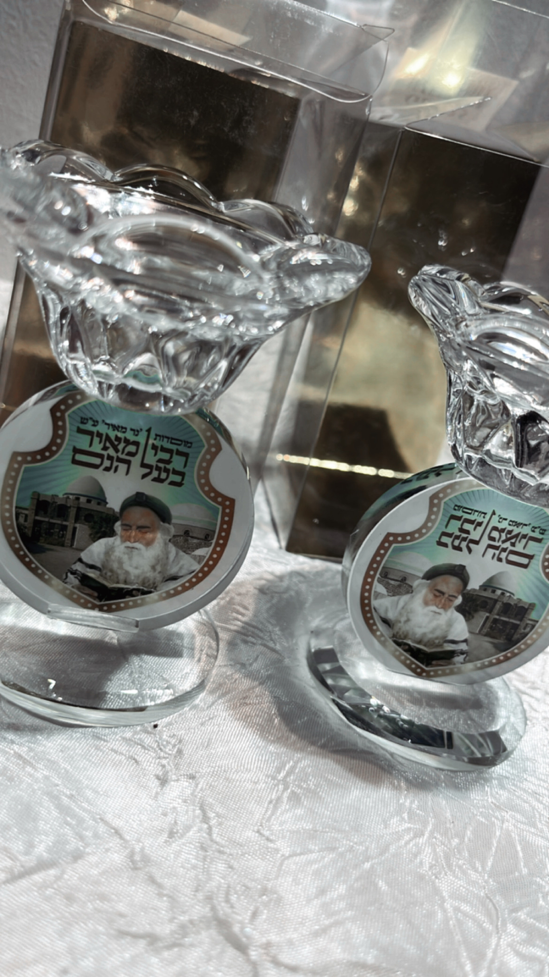 פמוטים דגם רבי מאיר זצ״ל