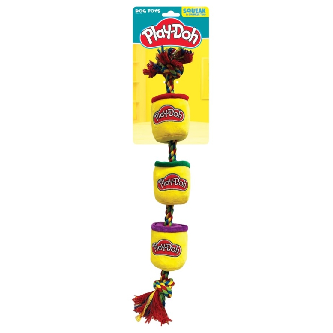 🐾 Hasbro Play-Doh T Tug Dog Toy – חבל משיכה