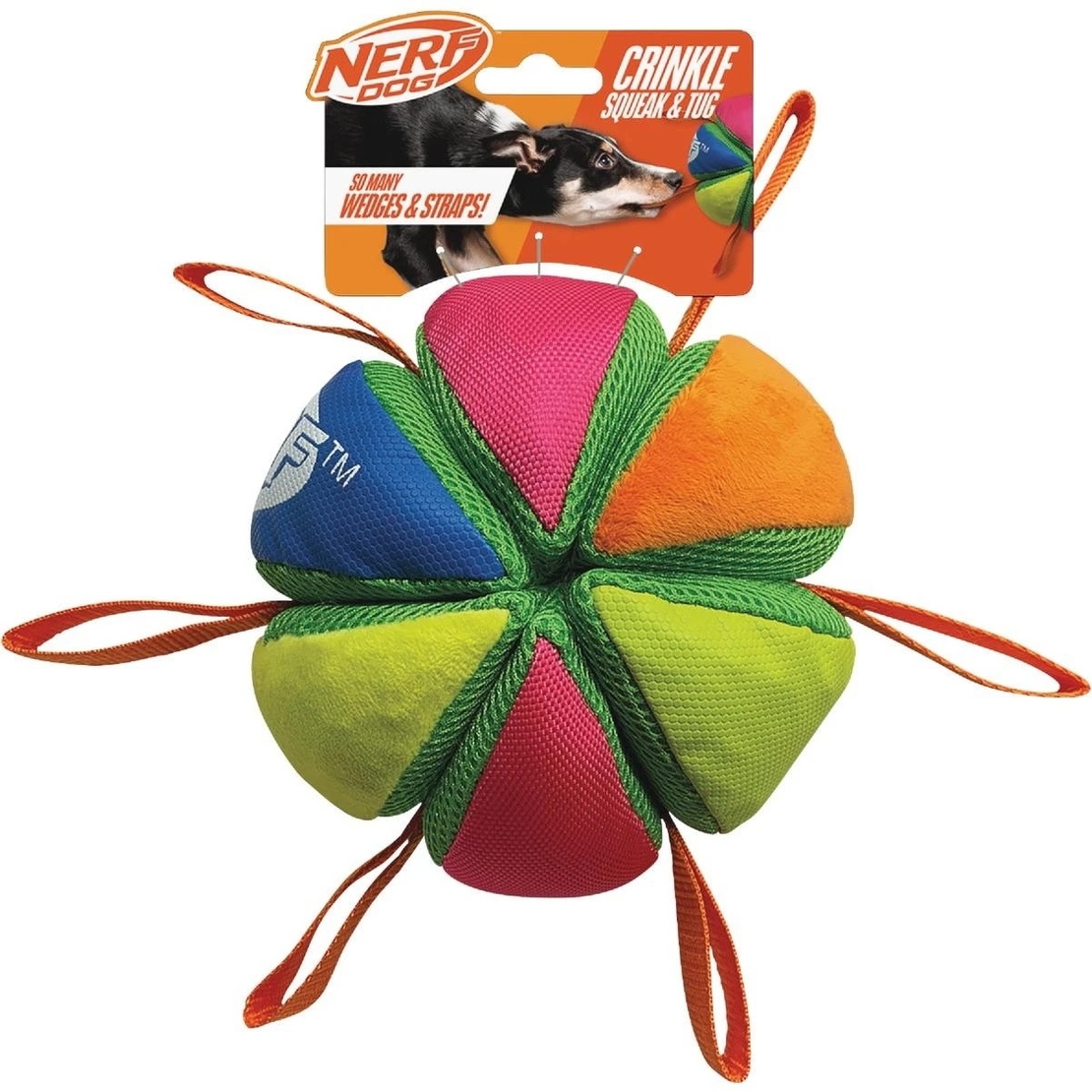 כדור רצועות ומרקמים צבעוני NERF