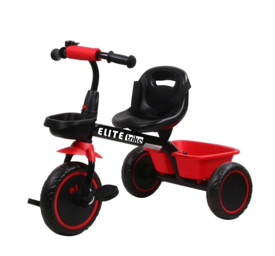 תלת אופן עם ידית שליטה אדום Infanti