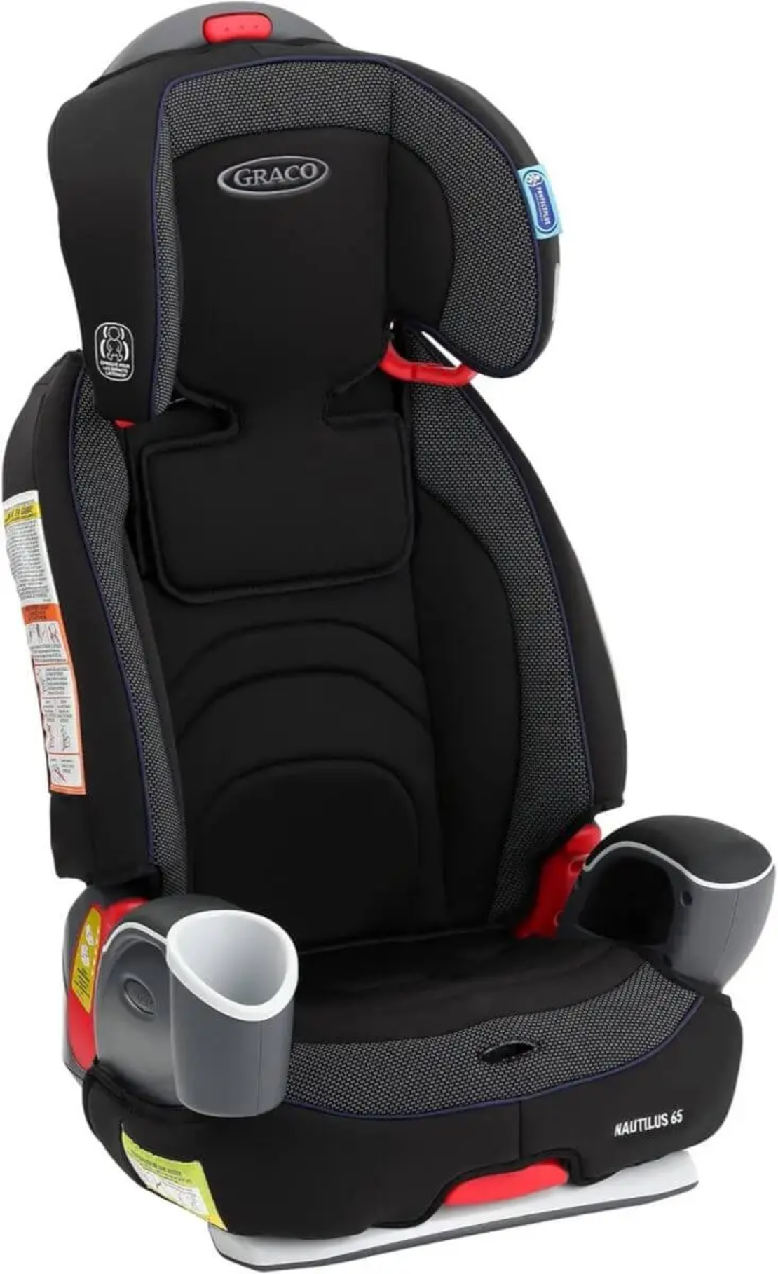 כיסא בטיחות מגיל שנה דגם Nautilus 65 שחור GRACO