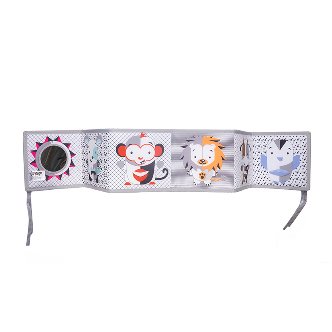 ספר בד אינטראקטיבי מנגן דו צדדי ספארק טויס SPARK TOYS
