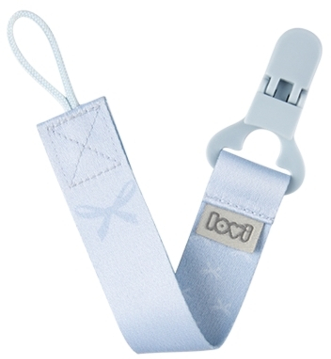 מחזיק מוצץ מהדורת Baby Shower מבית Lovi -תכלת