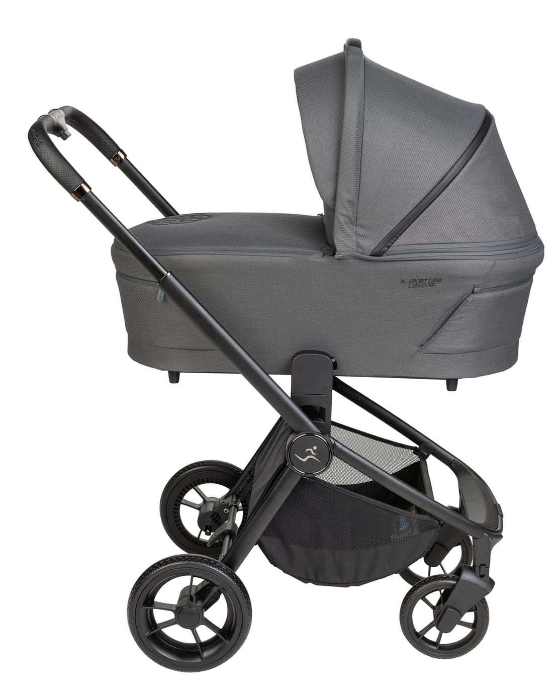 עגלת Cielo XL 2024 SPORTLINE ספורט ליין אפור/ ידית שחורה