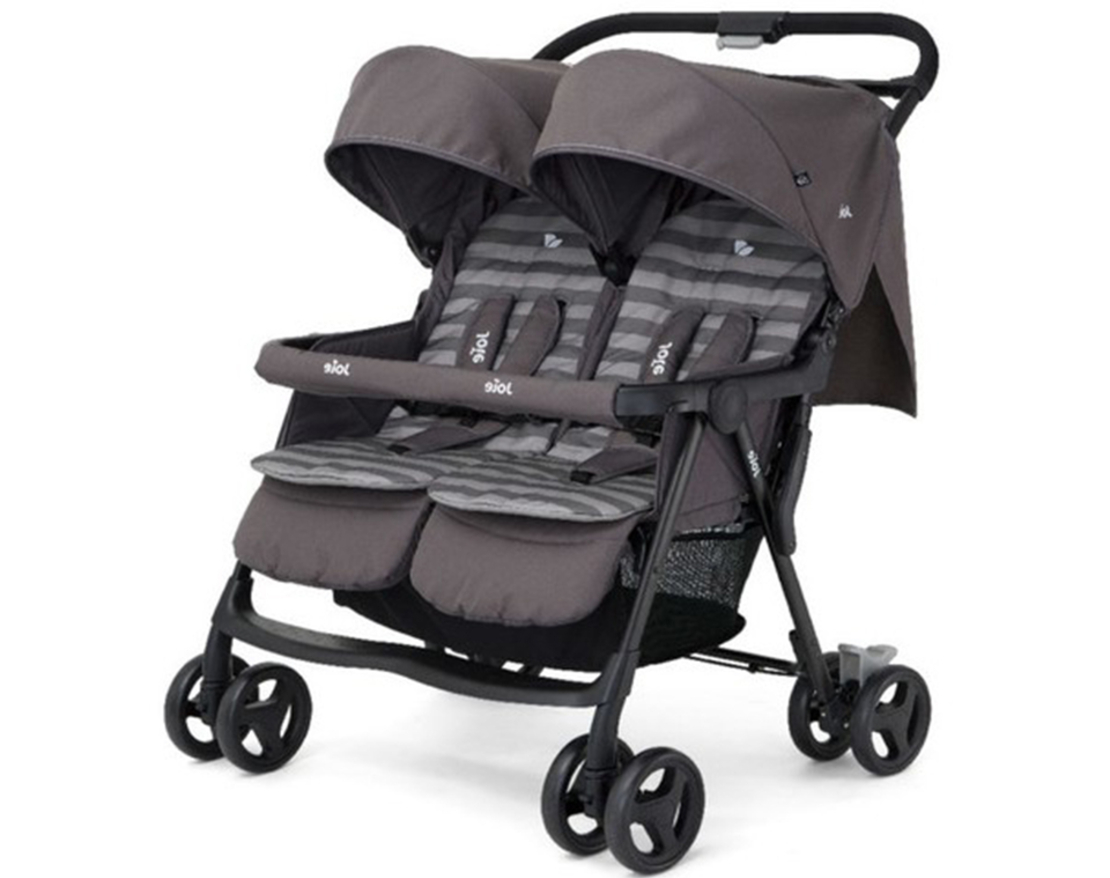 עגלת תאומים AIRE JOIE dark pewter