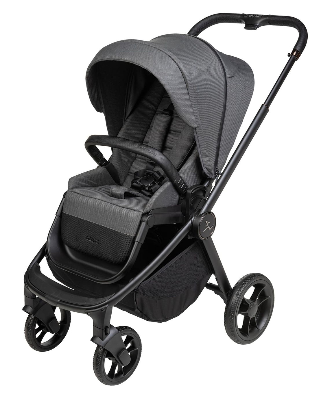 עגלת Cielo XL 2024 SPORTLINE ספורט ליין אפור/ ידית שחורה