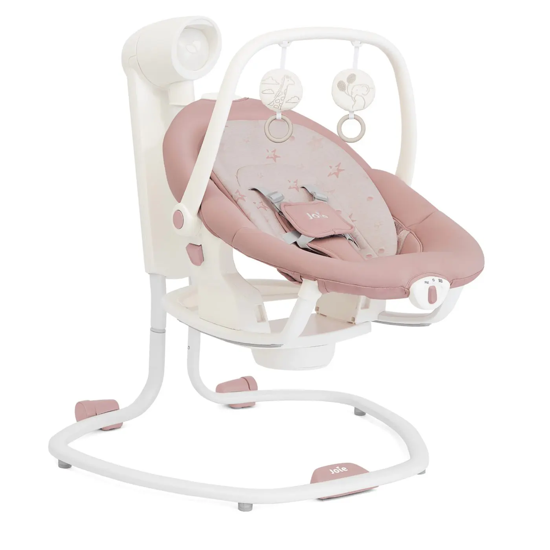 נדנדה משולבת טרמפולינה לתינוק Serina™ 2in1 - ורוד Cosmo Lola