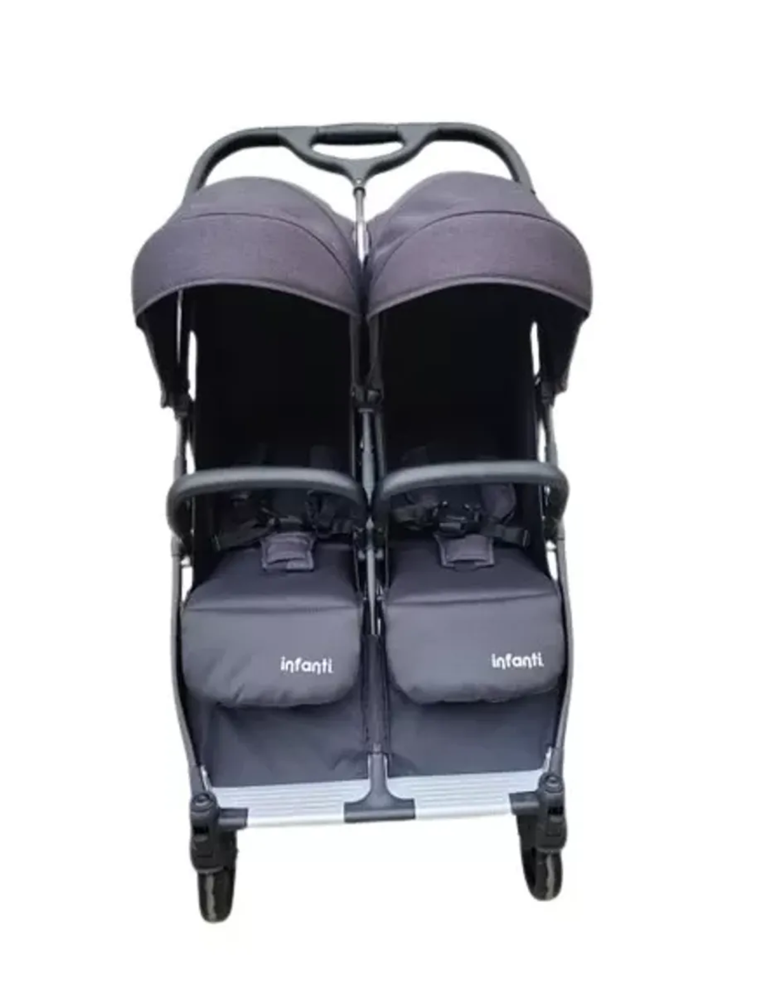 עגלת תאומים/אחים מיניאטור אינפנטי Infanti שחור
