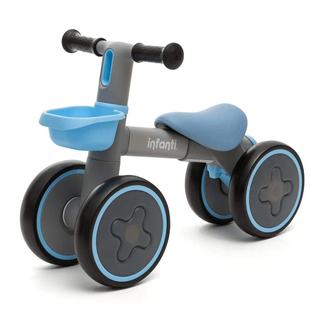 הבימבה הראשונה שלי Quatro Mini Rider - כחול עם תאורת LED בגלגלים