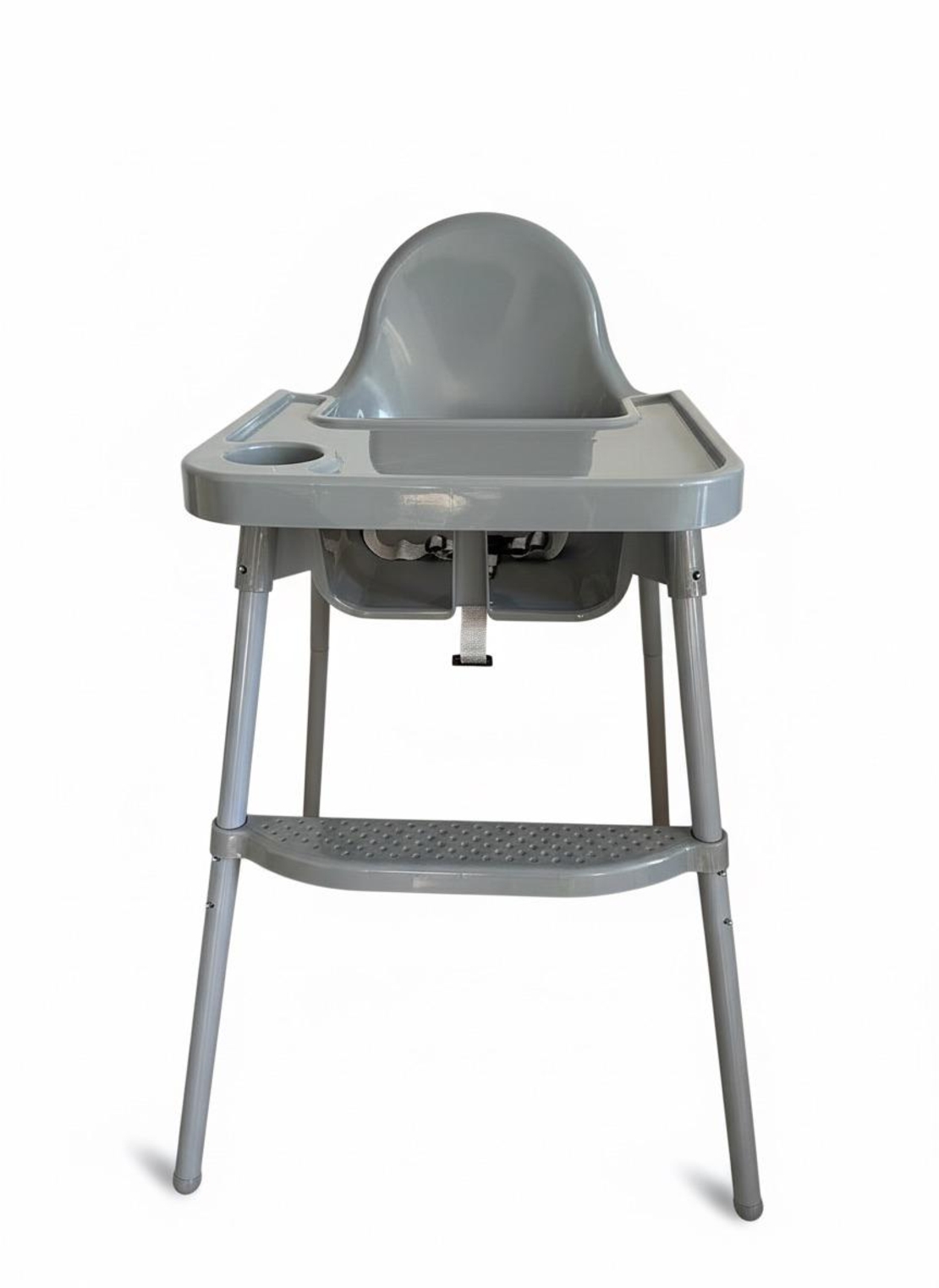 כיסא אוכל 2ב1 אפור TWINY