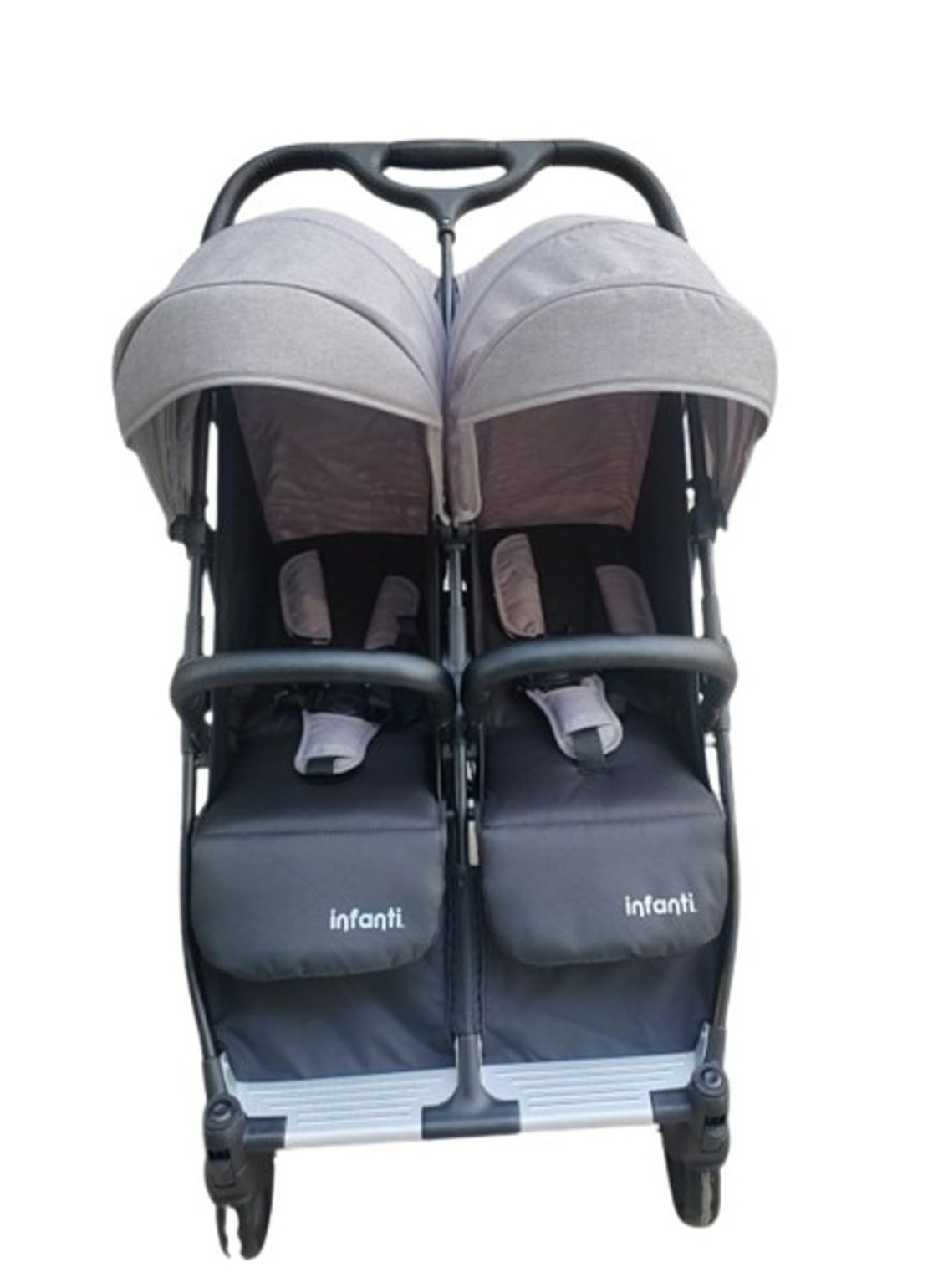 עגלת תאומים/אחים מיניאטור אינפנטי Infanti שחור