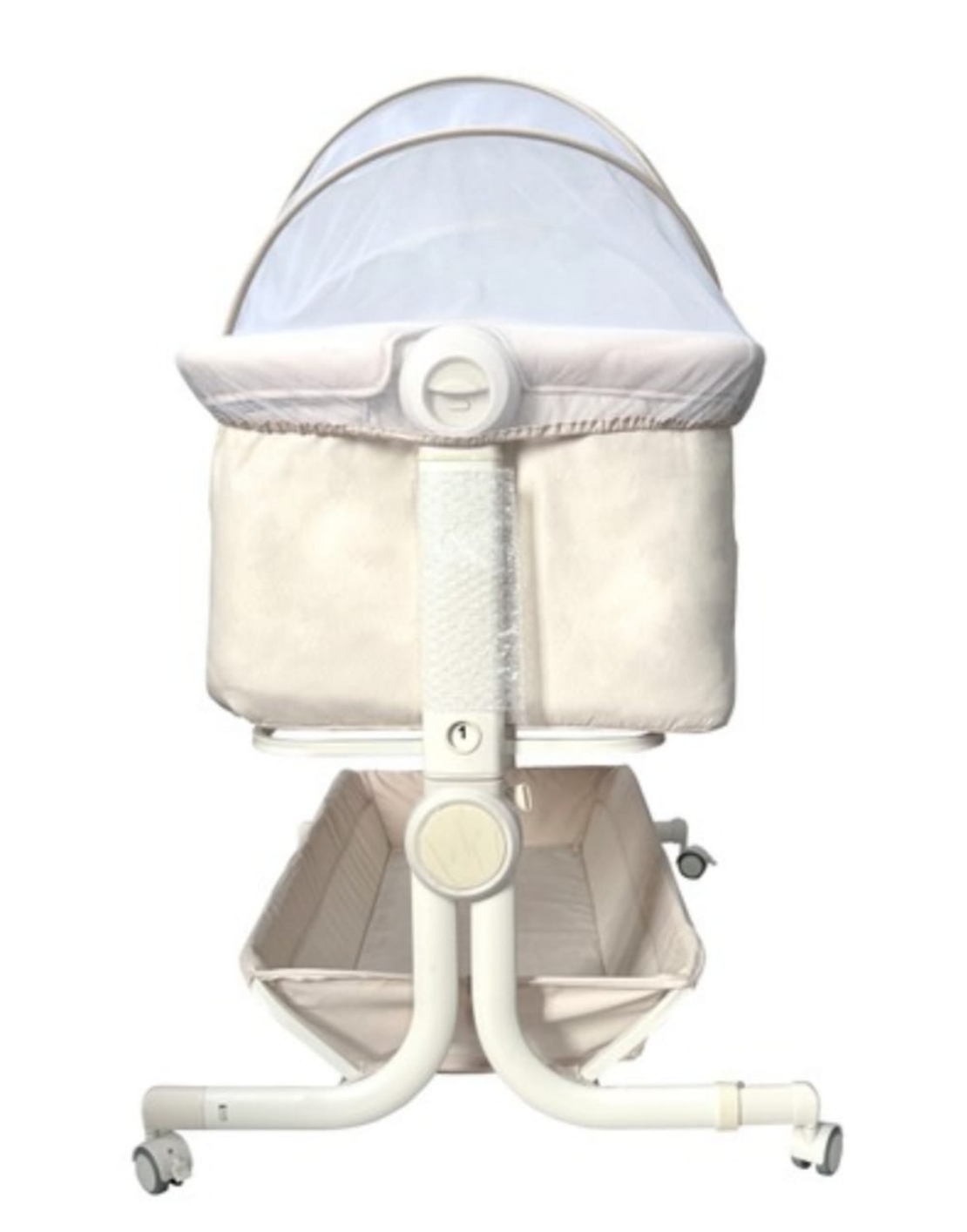 עריסה מתחברת שמנת מאיה BABY QUEENIX