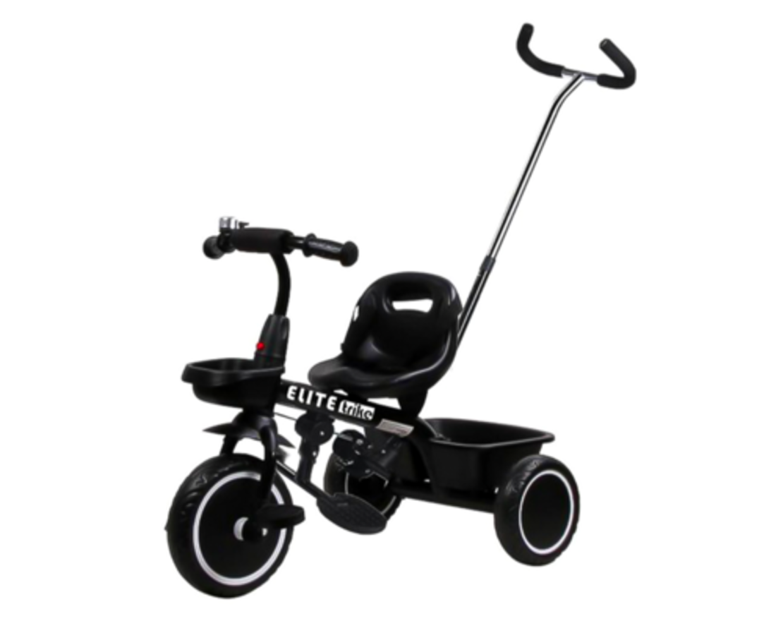 תלת אופן עם ידית שליטה שחור Infanti