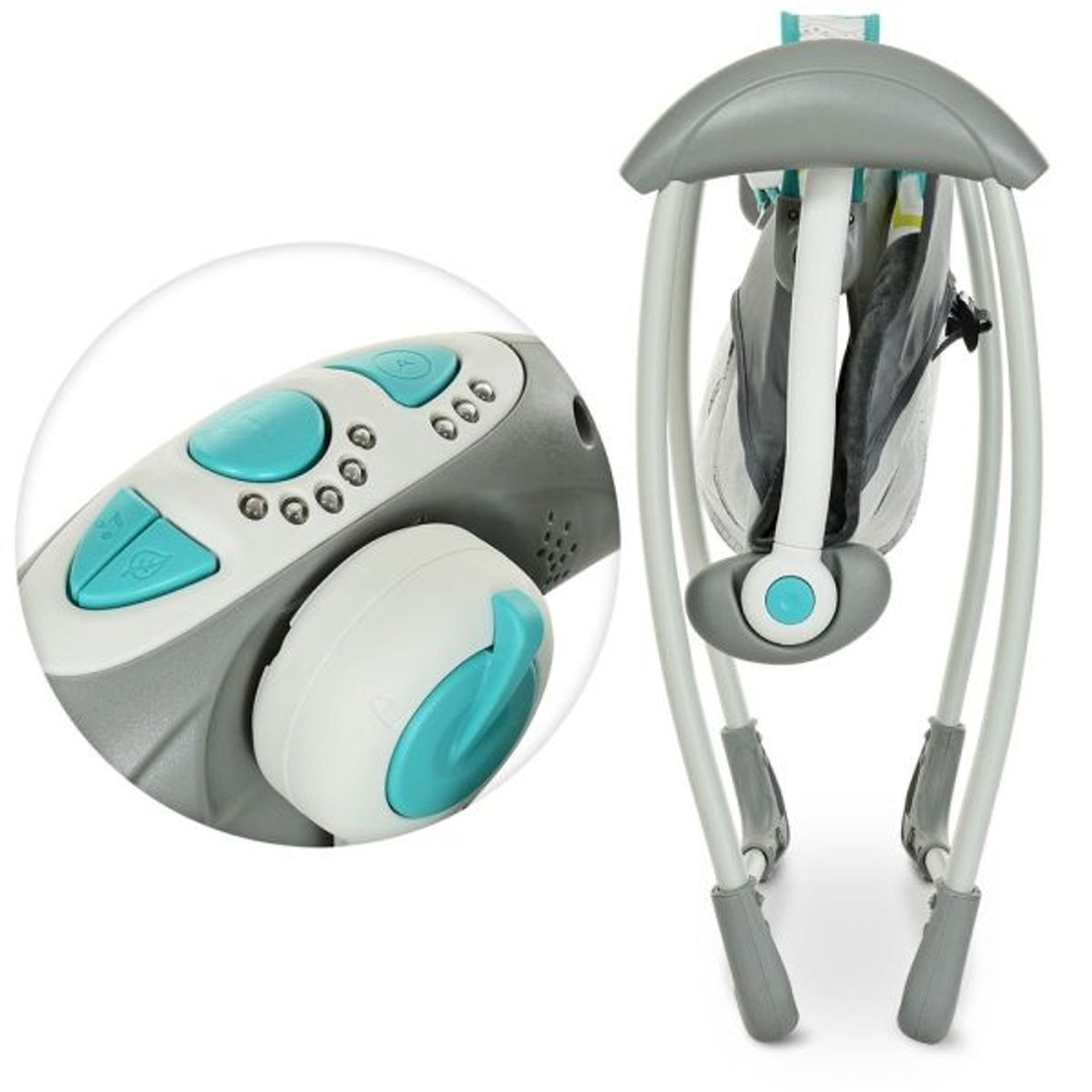 נדנדה טרמפולינה מפוארת סוזן--שמנת Mastela