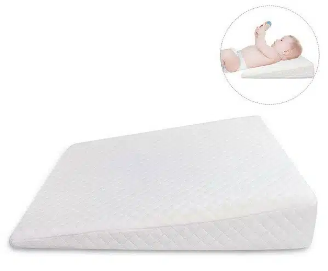 כרית' שיפועון ריפלוקס לתינוק במילוי ויסקו וציפוי בד 100% כותנה אוורירי