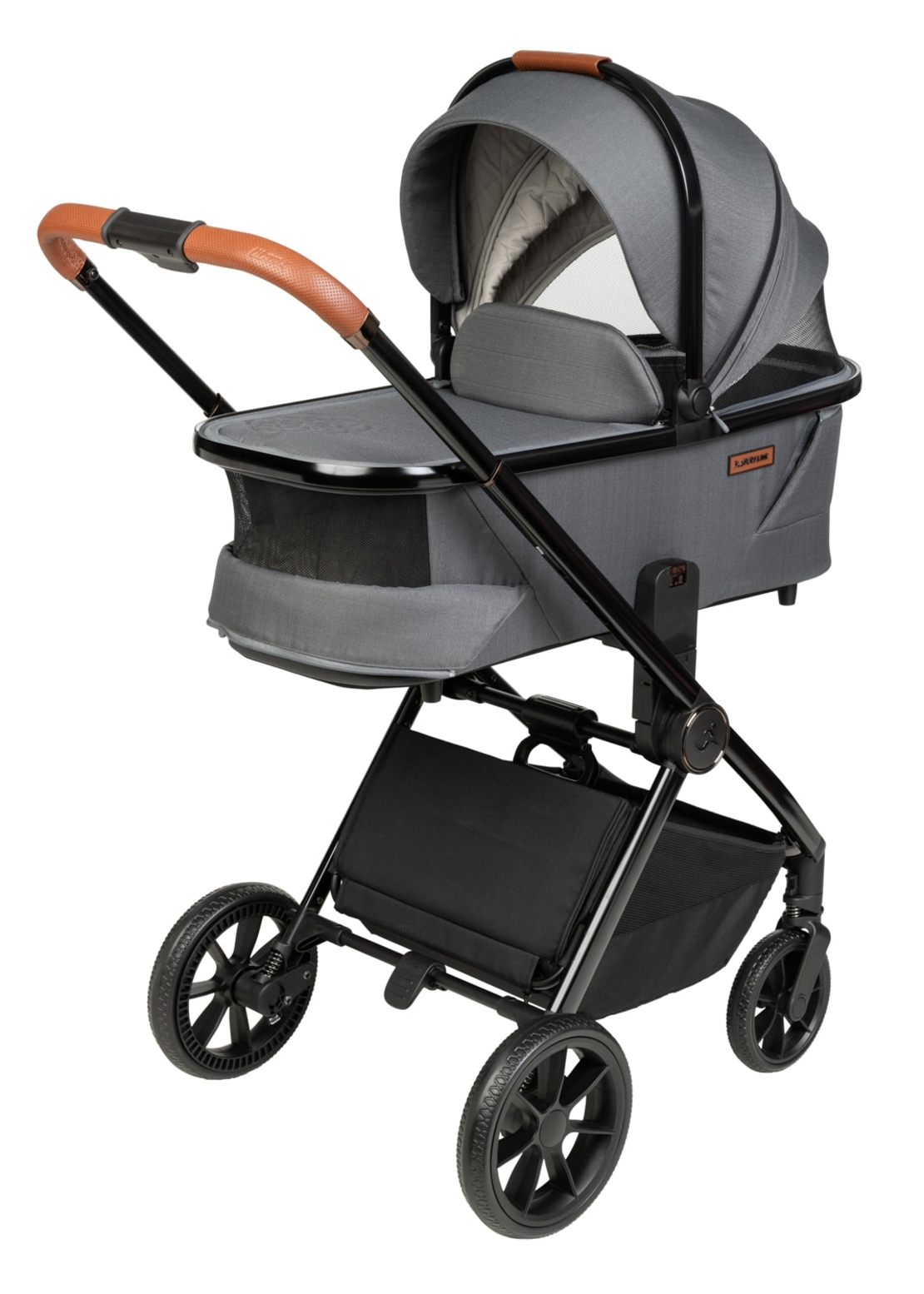 עגלה ULTRA ספורטליין 2024 SPORTLINE אפור/ידית חומה