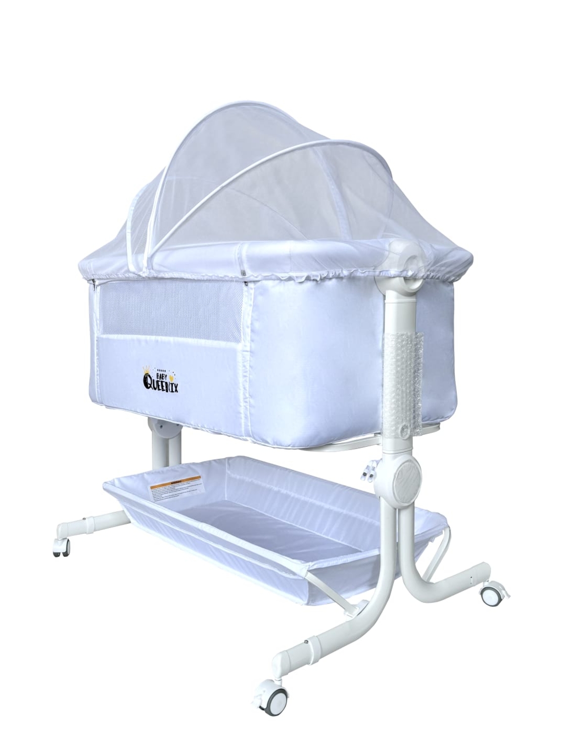 עריסה מתחברת שמנת מאיה BABY QUEENIX