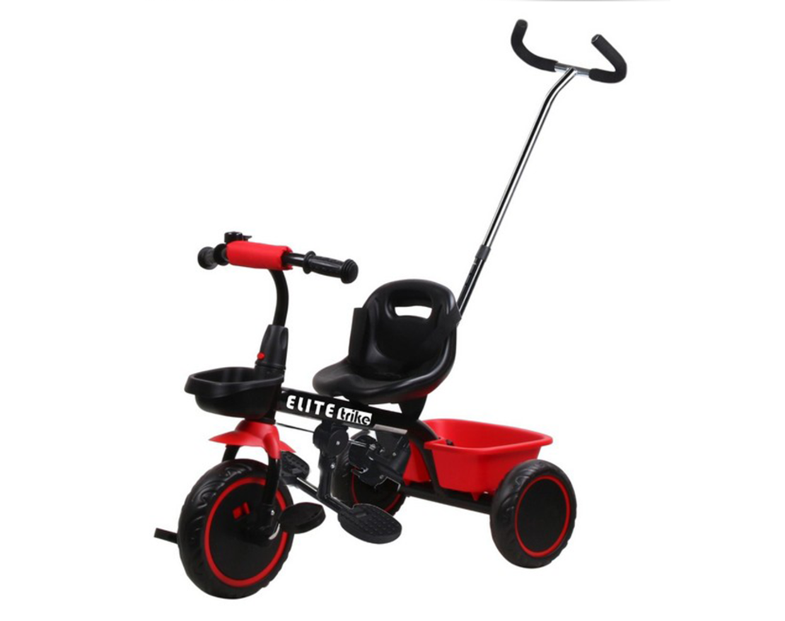 תלת אופן עם ידית שליטה שחור Infanti