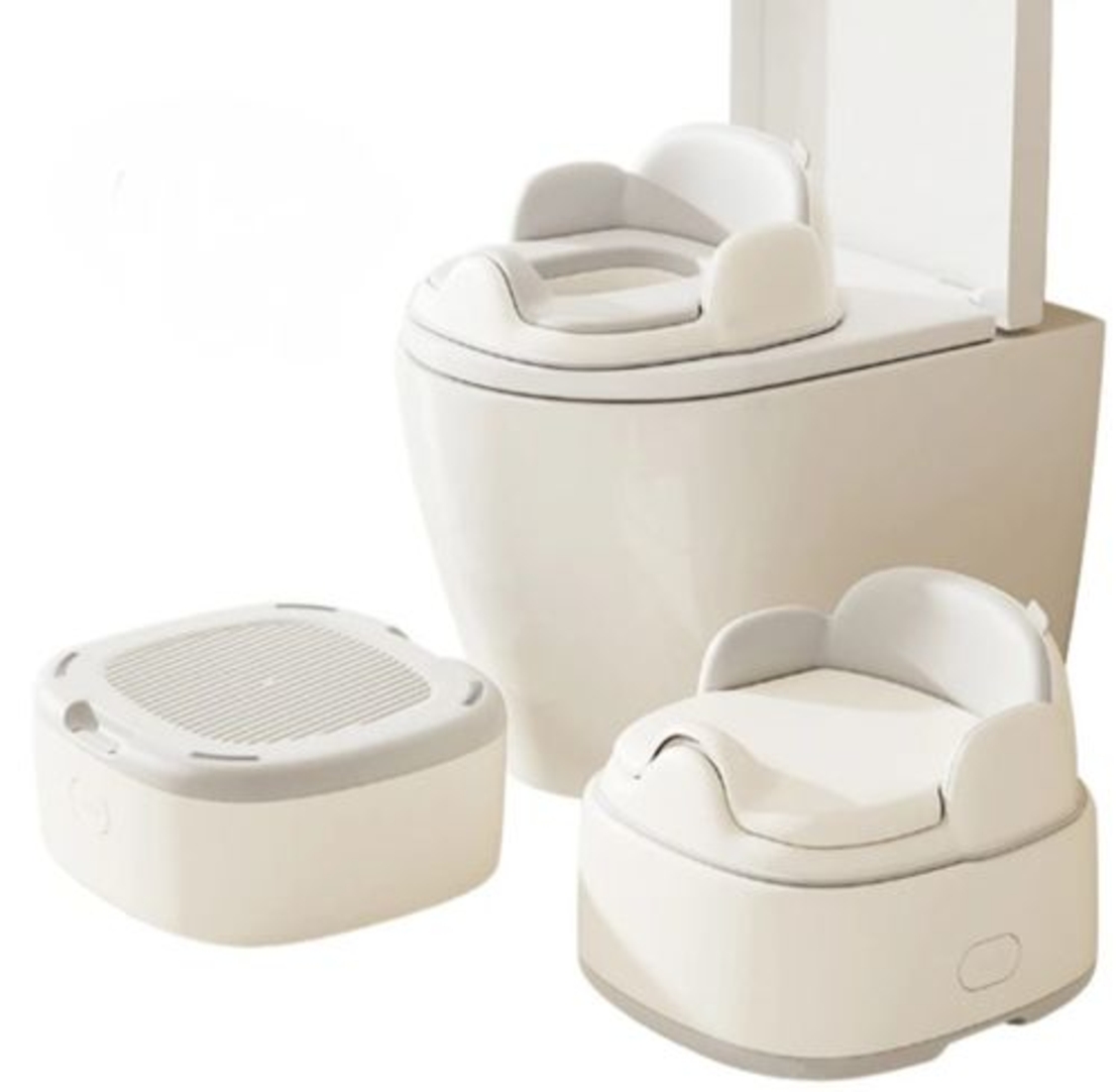 סיר גמילה 4 ב-1 צבע שמנת baby potty