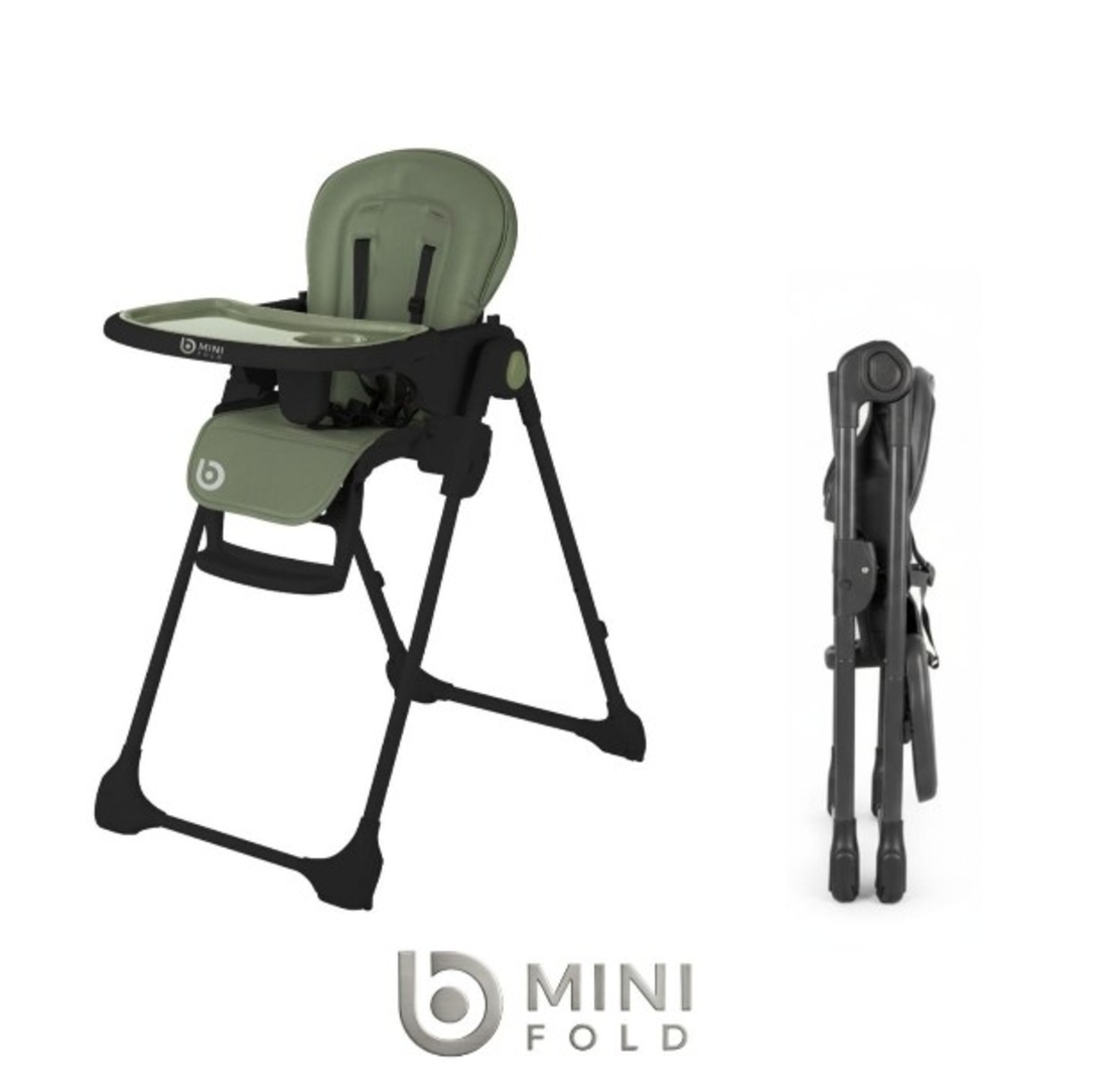 החסיכון שלך: 20% כיסא אוכל מתכוונן דגם מיני פולד ביסמרט- Bsmart mini fold בצבע ירוק
