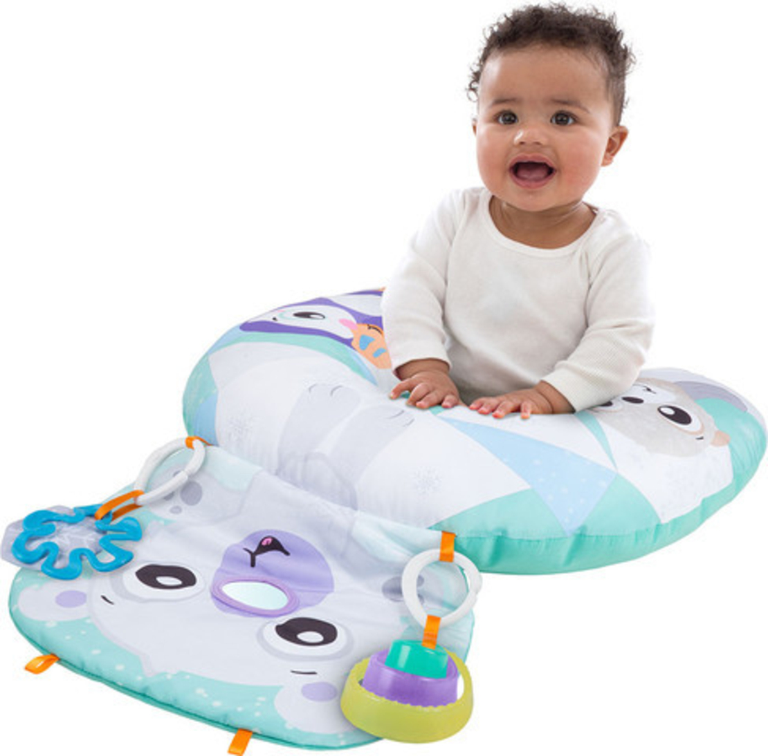 כרית פעילות לזמן בטן grow n' play - דב קוטב